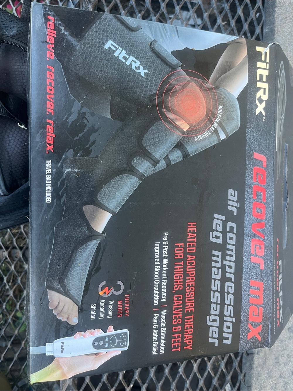 Air compression leg massage massager